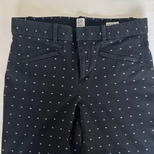 GAP Black and White Patterned Trousers